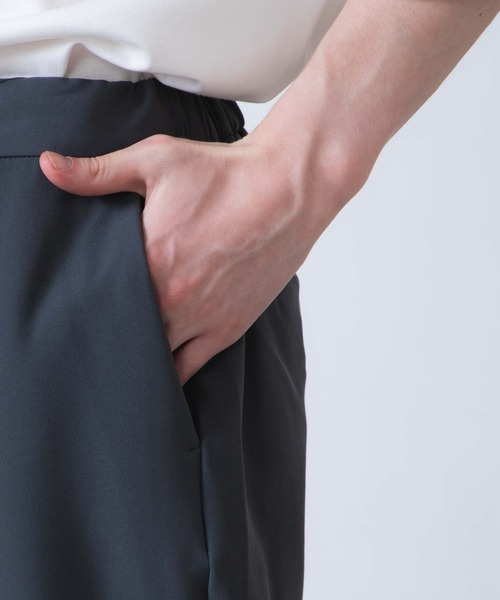 WEGO（ウィゴー）の「WEGO/ワイドフレアスラックス（スラックス・メンズ・ダークグレー/ブラック・MEDIUM/LARGE）」の10枚目の写真