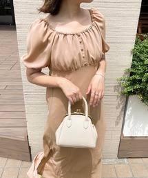 【apres jour clair】ハイウエスト切り替えロングワンピース【ZOZOTOWN限定アイテム】