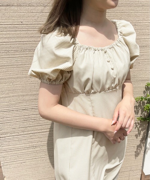 apres jour clair(アプレジュールクレア)の「【apres jour clair】ハイウエスト切り替えロングワンピース【ZOZOTOWN限定アイテム】(ワンピース・レディース・ベージュ/モカ/ミント・SMALL/X-LARGE/MEDIUM)」の6枚目の写真