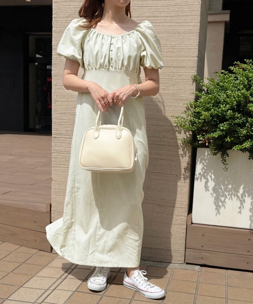 apres jour clair(アプレジュールクレア)の「【apres jour clair】ハイウエスト切り替えロングワンピース【ZOZOTOWN限定アイテム】(ワンピース・レディース・ベージュ/モカ/ミント・SMALL/X-LARGE/MEDIUM)」の8枚目の写真