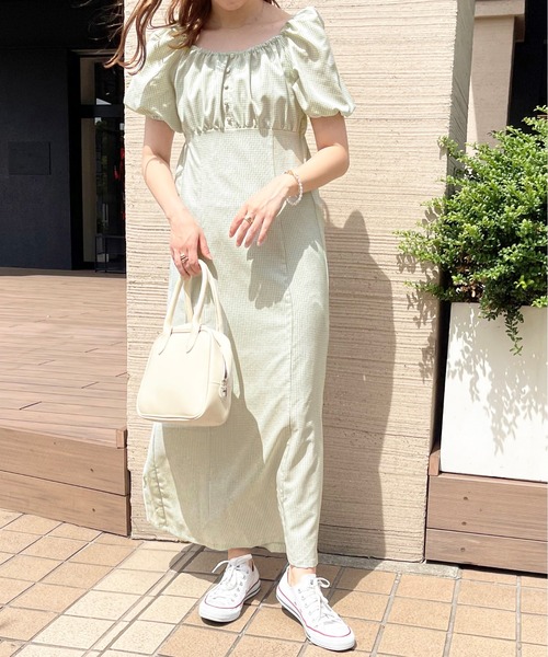 apres jour clair(アプレジュールクレア)の「【apres jour clair】ハイウエスト切り替えロングワンピース【ZOZOTOWN限定アイテム】(ワンピース・レディース・ベージュ/モカ/ミント・SMALL/X-LARGE/MEDIUM)」の11枚目の写真