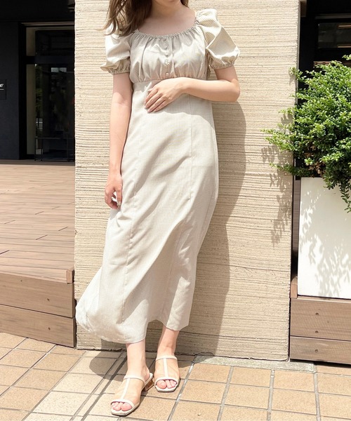 apres jour clair(アプレジュールクレア)の「【apres jour clair】ハイウエスト切り替えロングワンピース【ZOZOTOWN限定アイテム】(ワンピース・レディース・ベージュ/モカ/ミント・SMALL/X-LARGE/MEDIUM)」の17枚目の写真