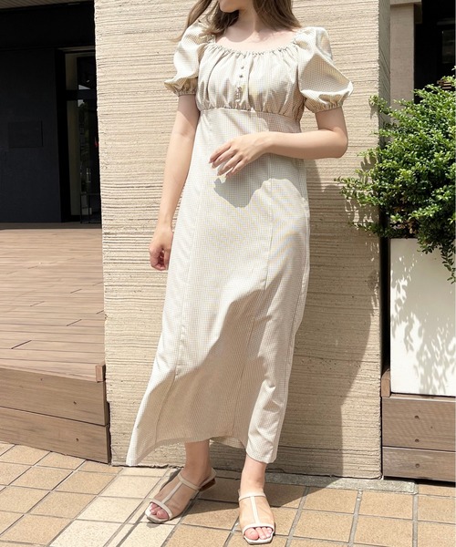 apres jour clair(アプレジュールクレア)の「【apres jour clair】ハイウエスト切り替えロングワンピース【ZOZOTOWN限定アイテム】(ワンピース・レディース・ベージュ/モカ/ミント・SMALL/X-LARGE/MEDIUM)」の19枚目の写真