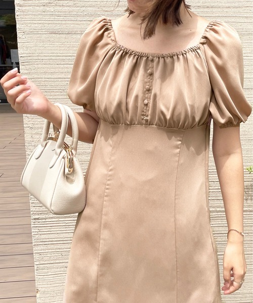 apres jour clair(アプレジュールクレア)の「【apres jour clair】ハイウエスト切り替えロングワンピース【ZOZOTOWN限定アイテム】(ワンピース・レディース・ベージュ/モカ/ミント・SMALL/X-LARGE/MEDIUM)」の12枚目の写真