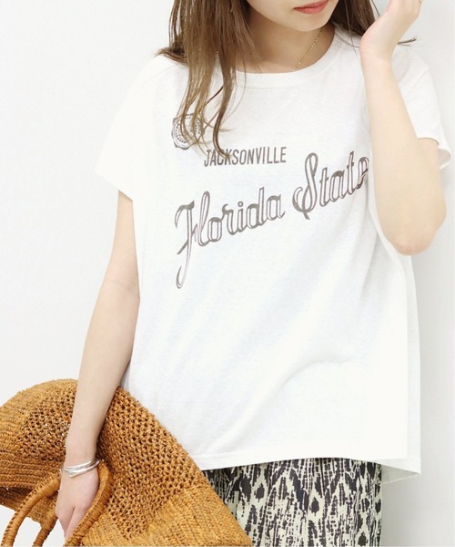 RIDING HIGH（ライディングハイ）の「【RIDING HIGH/ライディングハイ】ラフィテンジク別注Tシャツ◆3（Tシャツ/カットソー・レディース・ピンク/ブラウン系その他/ネイビー系1/ホワイト/ブラック・FREE）」の2枚目の写真