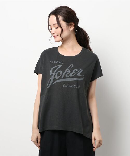 RIDING HIGH（ライディングハイ）の「【RIDING HIGH/ライディングハイ】ラフィテンジク別注Tシャツ◆3（Tシャツ/カットソー・レディース・ピンク/ブラウン系その他/ネイビー系1/ホワイト/ブラック・FREE）」の8枚目の写真