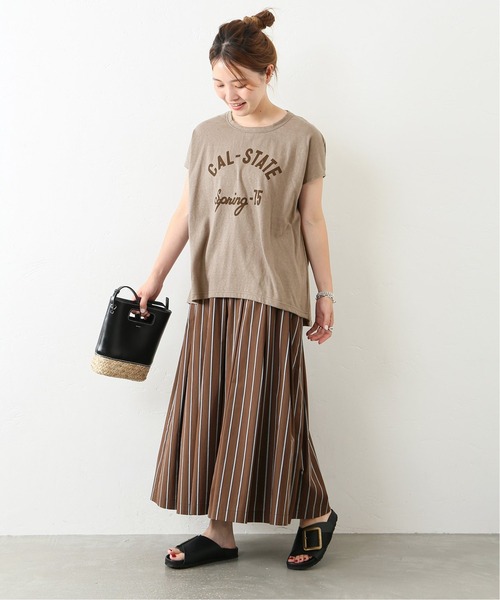 RIDING HIGH（ライディングハイ）の「【RIDING HIGH/ライディングハイ】ラフィテンジク別注Tシャツ◆3（Tシャツ/カットソー・レディース・ピンク/ブラウン系その他/ネイビー系1/ホワイト/ブラック・FREE）」の18枚目の写真