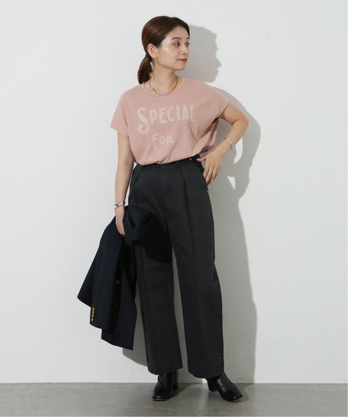 RIDING HIGH（ライディングハイ）の「【RIDING HIGH/ライディングハイ】ラフィテンジク別注Tシャツ◆3（Tシャツ/カットソー・レディース・ピンク/ブラウン系その他/ネイビー系1/ホワイト/ブラック・FREE）」の12枚目の写真