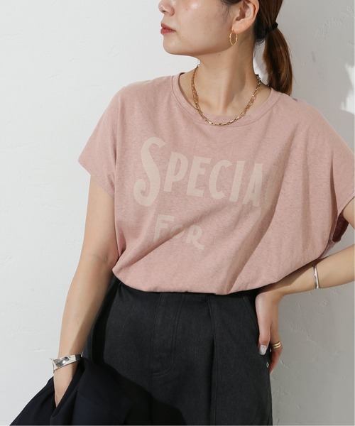 RIDING HIGH（ライディングハイ）の「【RIDING HIGH/ライディングハイ】ラフィテンジク別注Tシャツ◆3（Tシャツ/カットソー・レディース・ピンク/ブラウン系その他/ネイビー系1/ホワイト/ブラック・FREE）」の11枚目の写真