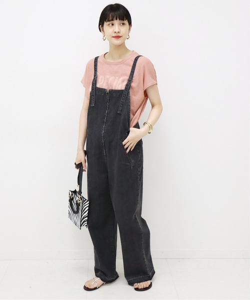 RIDING HIGH（ライディングハイ）の「【RIDING HIGH/ライディングハイ】ラフィテンジク別注Tシャツ◆3（Tシャツ/カットソー・レディース・ピンク/ブラウン系その他/ネイビー系1/ホワイト/ブラック・FREE）」の10枚目の写真