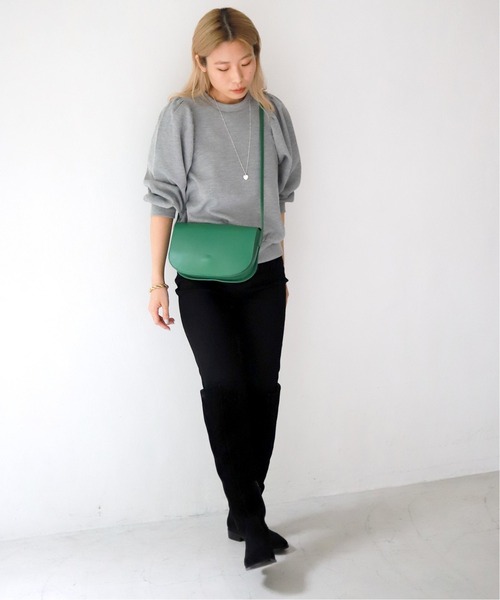 SLOBE IENA（スローブイエナ）の「【YAHKI /ヤーキ】 ショルダーバッグ◆（ショルダーバッグ・レディース・グリーン/ブラック・FREE）」の20枚目の写真