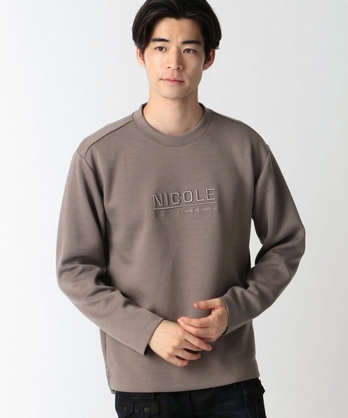 HIDEAWAYS NICOLE（ハイダウェイニコル）の「ダンボールニットプルオーバー（Tシャツ/カットソー・メンズ・ブラック/オフホワイト/モカ/杢グレー・LARGE/X-LARGE/MEDIUM）」の13枚目の写真
