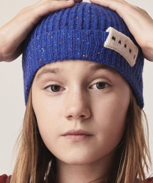 MARNI(マルニ)Kids & Junior ウールブレンドブランドロゴ入りニット帽