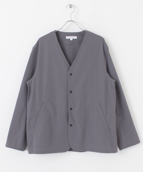 URBAN RESEARCH（アーバンリサーチ）の「タスランナイロンノーカラーブルゾン（ブルゾン・メンズ・ベージュ/グレー系その他/ブルー系その他・MEDIUM/LARGE）」の19枚目の写真