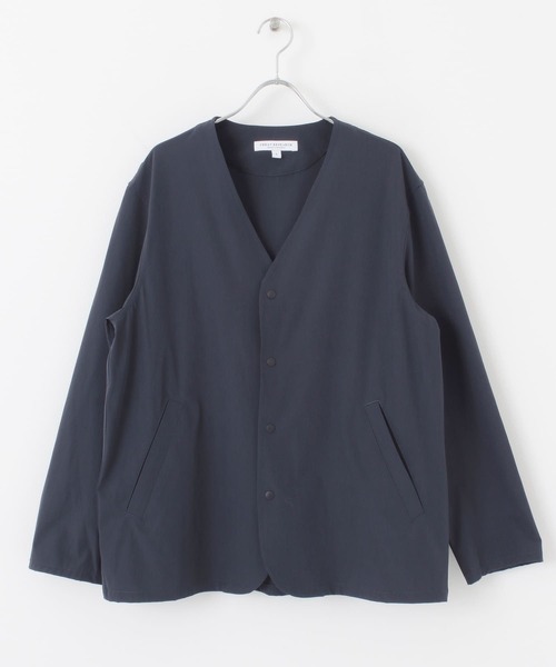 URBAN RESEARCH（アーバンリサーチ）の「タスランナイロンノーカラーブルゾン（ブルゾン・メンズ・ベージュ/グレー系その他/ブルー系その他・MEDIUM/LARGE）」の5枚目の写真