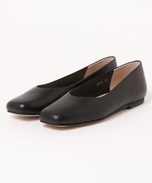 MARGARET HOWELL idea | スクエアトゥフラットシューズ(パンプス)