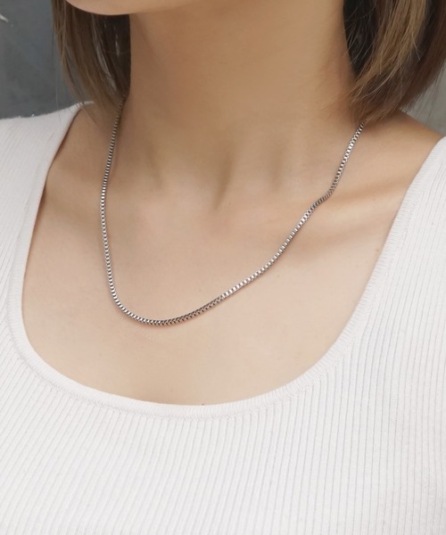 blackdia ocean（ブラックダイヤオーシャン）の「blackdia ocean ベネチアンチェーンネックレス（ネックレス・レディース・シルバー/ゴールド/シルバー系その他/ゴールド系その他/シルバー系その他2/ゴールド系その他2・45cm/35cm/55cm）」の3枚目の写真