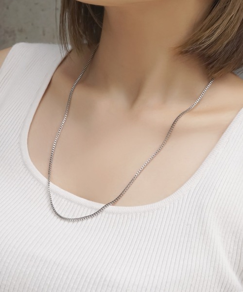 blackdia ocean（ブラックダイヤオーシャン）の「blackdia ocean ベネチアンチェーンネックレス（ネックレス・レディース・シルバー/ゴールド/シルバー系その他/ゴールド系その他/シルバー系その他2/ゴールド系その他2・45cm/35cm/55cm）」の7枚目の写真