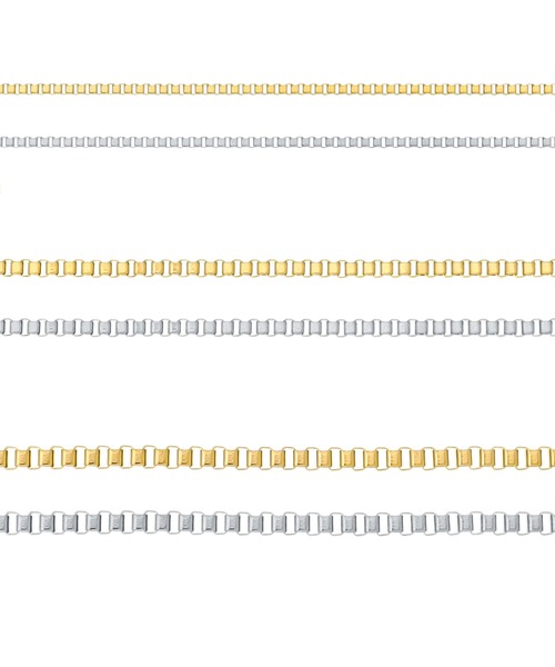 blackdia ocean（ブラックダイヤオーシャン）の「blackdia ocean ベネチアンチェーンネックレス（ネックレス・レディース・シルバー/ゴールド/シルバー系その他/ゴールド系その他/シルバー系その他2/ゴールド系その他2・45cm/35cm/55cm）」の10枚目の写真