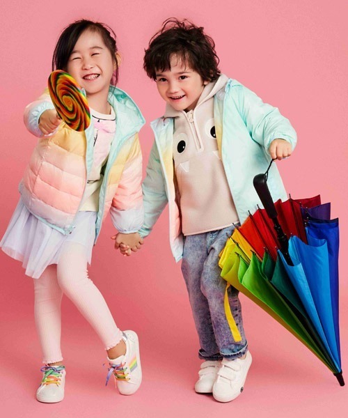 GAP(ギャップ)の「ライトウェイト ダウン リバーシブル ジャケット (幼児・ユニセックス)(ダウンジャケット/コート・キッズ・チャコールグレー/ネイビー/ライラック/ピンク/ブルー・M/XXL/S/XL/L)」の18枚目の写真