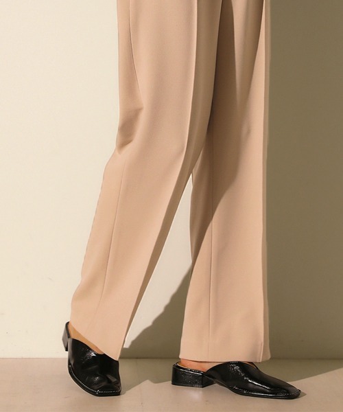 Bou Jeloud（ブージュルード）の「センターシームカラーパンツ（その他パンツ・レディース・ベージュ/ブルー/マスタード・38）」の5枚目の写真