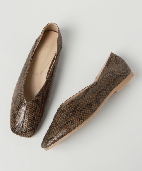 RAGEBLUE（レイジブルー）の「スクエアトゥフラットシューズ/237593（パンプス・レディース・ブラック/ブラウン/その他5・SMALL/MEDIUM/LARGE）」の3枚目の写真