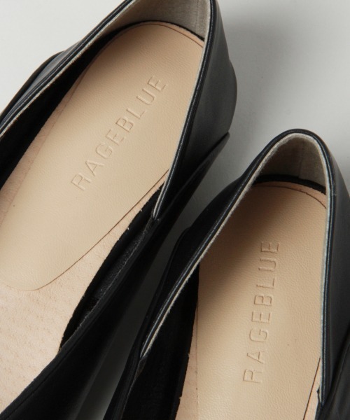 RAGEBLUE（レイジブルー）の「スクエアトゥフラットシューズ/237593（パンプス・レディース・ブラック/ブラウン/その他5・SMALL/MEDIUM/LARGE）」の7枚目の写真