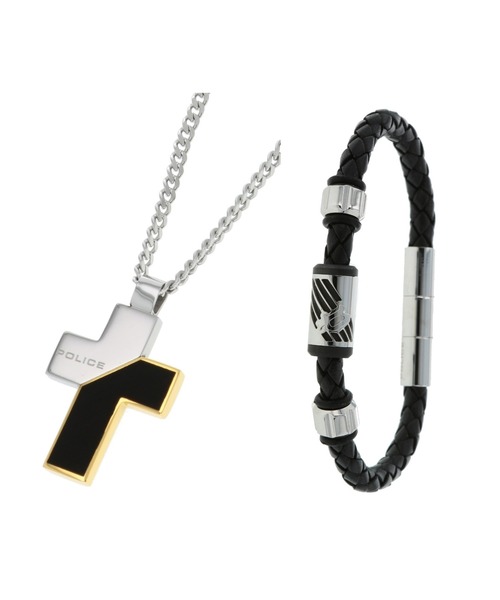 ポリス POLICE ネックレス　ブレスレット ポリス POLICE ネックレス&ブレスレット Pアクセセット 39