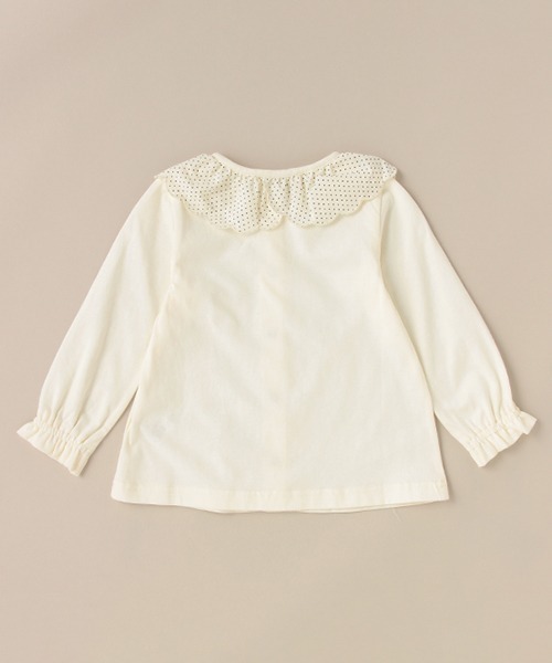 baby cheer（ベイビーチアー）の「ぶどう衿ブラウス（シャツ/ブラウス・キッズ・キナリ・110cm/100cm/80ｃｍ/90cm/120cm）」の2枚目の写真