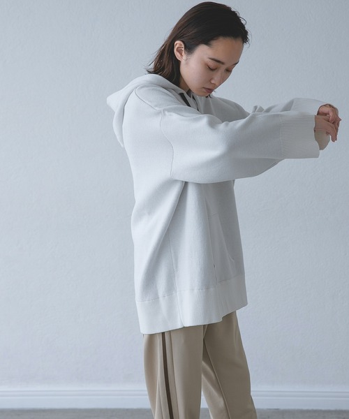 JEANASIS(ジーナシス)の「Wフェイスフーディ/958388(パーカー・レディース・ブラック/オフホワイト/マスタード・FREE)」の13枚目の写真