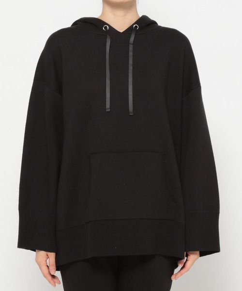 JEANASIS(ジーナシス)の「Wフェイスフーディ/958388(パーカー・レディース・ブラック/オフホワイト/マスタード・FREE)」の11枚目の写真