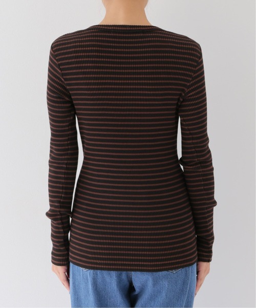 FRAMeWORK（フレームワーク）の「リブボーダークルーネックプルオーバー◆（Tシャツ/カットソー・レディース・ブラック/ホワイト/ブルー系その他・FREE）」の17枚目の写真