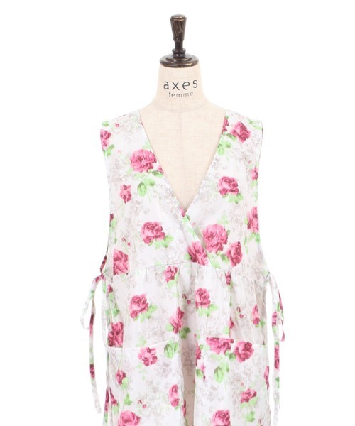 axes femme（アクシーズファム）の「エレガントローズエプロン（エプロン・レディース・ブルー/ピンク系その他・MEDIUM）」の22枚目の写真