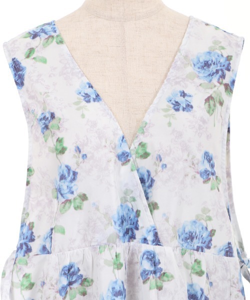 axes femme（アクシーズファム）の「エレガントローズエプロン（エプロン・レディース・ブルー/ピンク系その他・MEDIUM）」の10枚目の写真