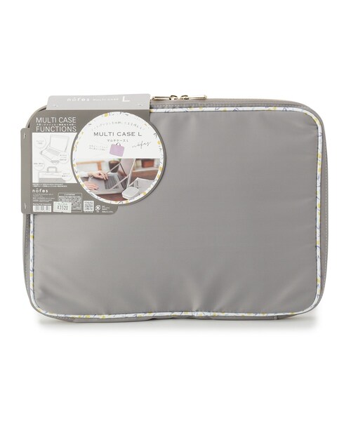 one'sterrace（ワンズテラス）の「◆nofes MC マルチケース L（PCグッズ・レディース・ライトパープル/グレー系・03）」の2枚目の写真