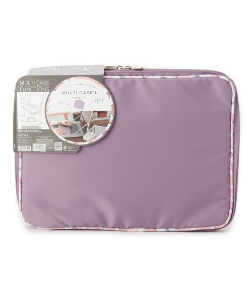 one'sterrace（ワンズテラス）の「◆nofes MC マルチケース L（PCグッズ・レディース・ライトパープル/グレー系・03）」の1枚目の写真
