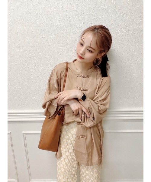 JUMELLE（ジュメロ）の「フェイクレザートートバッグ（トートバッグ・レディース・ブラウン/イエロー/グリーン・FREE）」の6枚目の写真