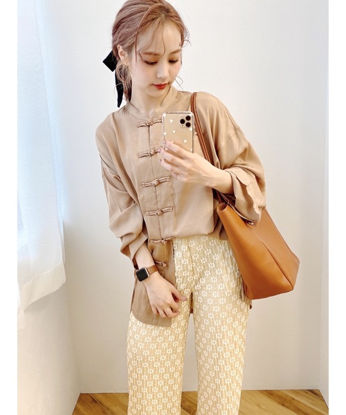 JUMELLE（ジュメロ）の「フェイクレザートートバッグ（トートバッグ・レディース・ブラウン/イエロー/グリーン・FREE）」の9枚目の写真