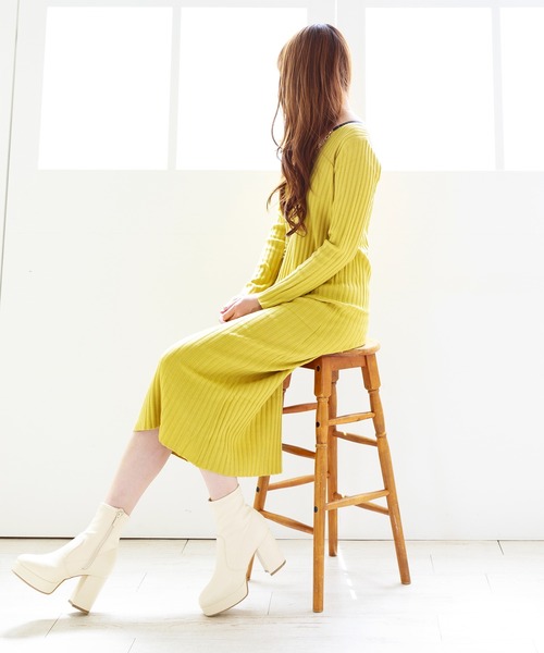 attagirl（アタガール）の「スクエアトゥストレッチショートブーツ（ブーツ・レディース・ブラック/ブラック系その他/ダークブラウン/アイボリー/ベージュ系その他・L/S/LL/M/3L）」の16枚目の写真