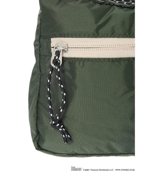 Green　Parks（グリーンパークス）の「■SOLEIL ピーナッツパッカブルショルダー＊（トートバッグ・レディース・グリーン/パープル・FREE）」の6枚目の写真