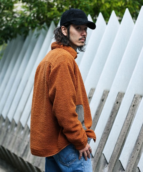 URBAN RESEARCH Sonny Label(アーバンリサーチサニーレーベル)の「ボアシャツジャケット(ブルゾン・メンズ・オレンジ/ブルー/モカ・MEDIUM/LARGE)」の10枚目の写真