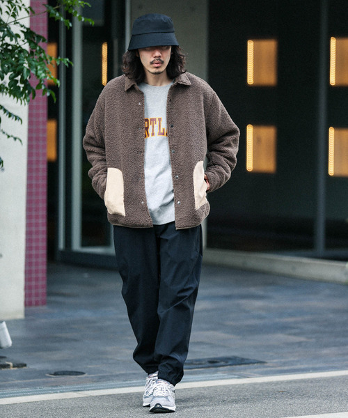 URBAN RESEARCH Sonny Label(アーバンリサーチサニーレーベル)の「ボアシャツジャケット(ブルゾン・メンズ・オレンジ/ブルー/モカ・MEDIUM/LARGE)」の8枚目の写真