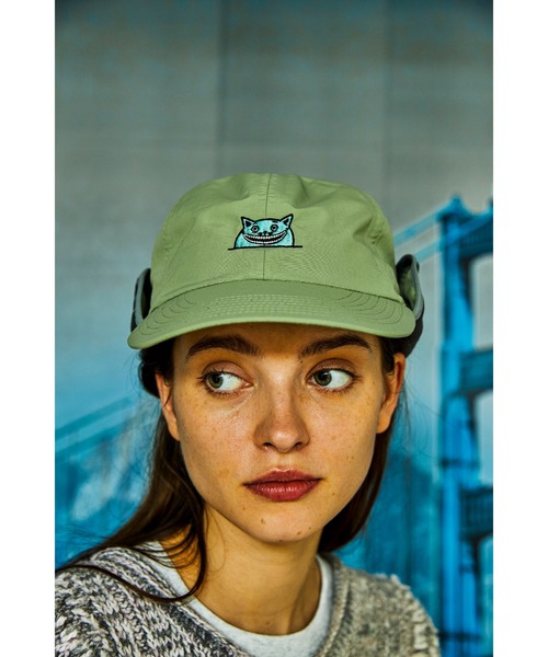 AlexanderLeeChang(アレキサンダーリーチャン)の「AlexanderLeeChang/アレキサンダーリーチャン YOSHI47 EARMUFFS CAP キャップ(キャップ・メンズ・グレー/オレンジ/ブラック・ONE SIZE)」の1枚目の写真