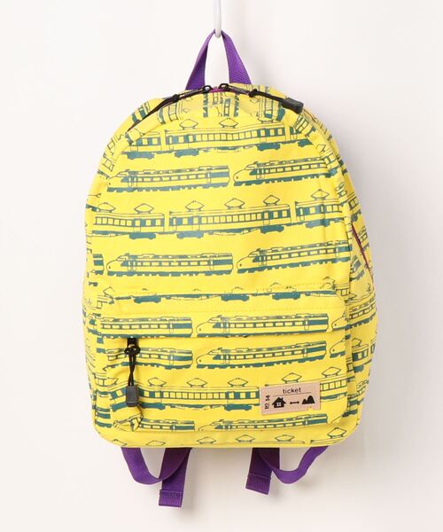 MOMENTUM（モメンタム）の「鉄道デイパック（バックパック/リュック・キッズ・オフホワイト/イエロー/ブラック・ONE SIZE）」の3枚目の写真