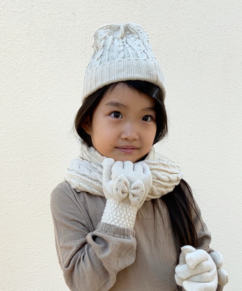 SHIZUTA（シズタ）の「SZT:☆子供 ジュニア ニットキャップ 手袋