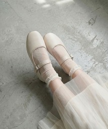 AAA+Feminine（サンエープラスフェミニン）の「AAA+Feminine メリージェーンカンフーシューズ（バレエシューズ）」