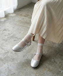 AAA+Feminine（サンエープラスフェミニン）の「AAA+Feminine メリージェーンカンフーシューズ（バレエシューズ）」