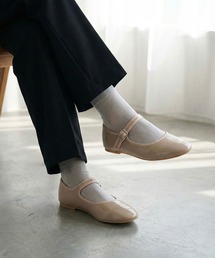 AAA+Feminine（サンエープラスフェミニン）の「AAA+Feminine メリージェーンカンフーシューズ（バレエシューズ）」