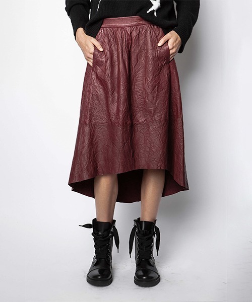 ZADIG&VOLTAIRE（ザディグ エ ヴォルテール）の「JOSLIN CUIR FROISSE 
