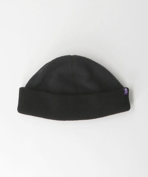 MONKEY TIME（モンキータイム）の「＜THE NORTH FACE PURPLE LABEL＞ FIELD FLC CAP/ニットキャップ □□（ニットキャップ/ビーニー・メンズ・ライトブルー/ブラック・FREE）」の2枚目の写真